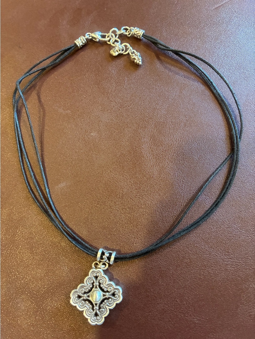Brighton Silver Filigree Necklace